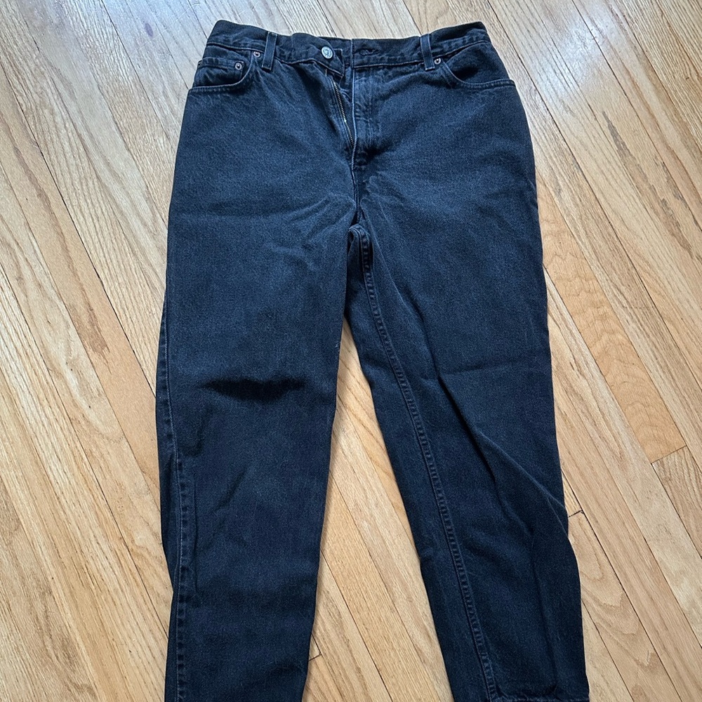 Vintage washed black Levi’s 550 size 14/31 waist